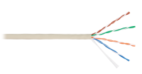 Кабель NIKOLAN U/UTP, 4 пары, Кат.5e, 24 AWG, внутренний, PVC, 305м 